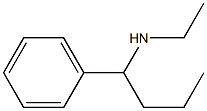 N-ethyl-N-(1-phenylbutyl)amine Struktur