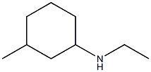 N-ethyl-N-(3-methylcyclohexyl)amine 化学構造式