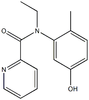 N-ethyl-N-(5-hydroxy-2-methylphenyl)pyridine-2-carboxamide Struktur