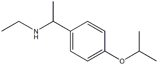 N-ethyl-N-[1-(4-isopropoxyphenyl)ethyl]amine Struktur