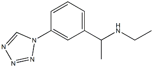 N-ethyl-N-{1-[3-(1H-tetrazol-1-yl)phenyl]ethyl}amine 化学構造式