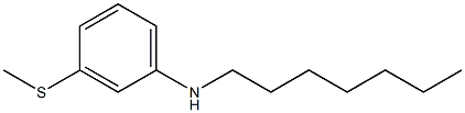 N-heptyl-3-(methylsulfanyl)aniline Struktur