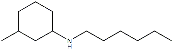 N-hexyl-3-methylcyclohexan-1-amine Structure