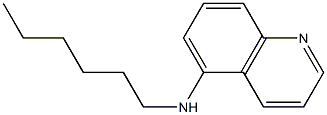 N-hexylquinolin-5-amine Struktur