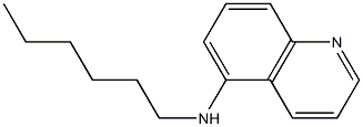 N-hexylquinolin-5-amine Structure