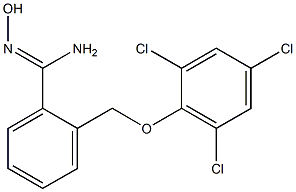 N'-hydroxy-2-(2,4,6-trichlorophenoxymethyl)benzene-1-carboximidamide