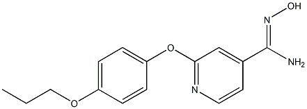 N'-hydroxy-2-(4-propoxyphenoxy)pyridine-4-carboximidamide