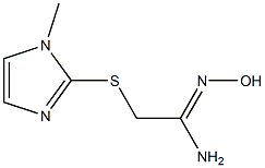 N'-hydroxy-2-[(1-methyl-1H-imidazol-2-yl)sulfanyl]ethanimidamide