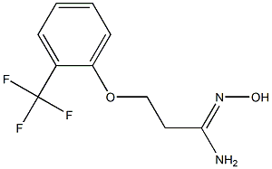 N'-hydroxy-3-[2-(trifluoromethyl)phenoxy]propanimidamide