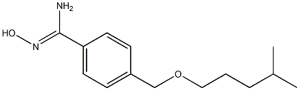 N'-hydroxy-4-{[(4-methylpentyl)oxy]methyl}benzene-1-carboximidamide Structure