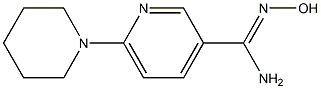 N'-hydroxy-6-piperidin-1-ylpyridine-3-carboximidamide Struktur