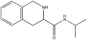 N-isopropyl-1,2,3,4-tetrahydroisoquinoline-3-carboxamide,,结构式