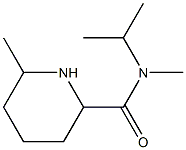 N-isopropyl-N,6-dimethylpiperidine-2-carboxamide,,结构式