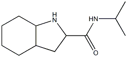 N-isopropyloctahydro-1H-indole-2-carboxamide 化学構造式