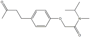 N-methyl-2-[4-(3-oxobutyl)phenoxy]-N-(propan-2-yl)acetamide