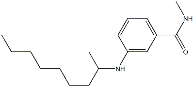 N-methyl-3-(nonan-2-ylamino)benzamide Structure