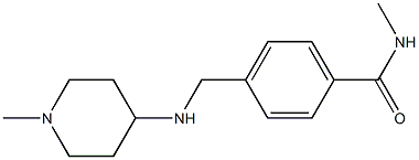  N-methyl-4-{[(1-methylpiperidin-4-yl)amino]methyl}benzamide