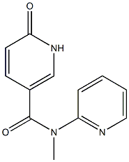 N-methyl-6-oxo-N-(pyridin-2-yl)-1,6-dihydropyridine-3-carboxamide