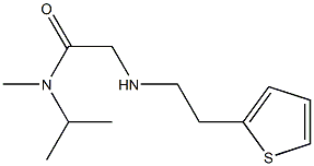 N-methyl-N-(propan-2-yl)-2-{[2-(thiophen-2-yl)ethyl]amino}acetamide