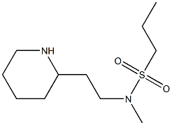 N-methyl-N-[2-(piperidin-2-yl)ethyl]propane-1-sulfonamide