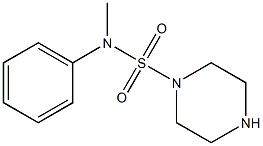 N-methyl-N-phenylpiperazine-1-sulfonamide,,结构式