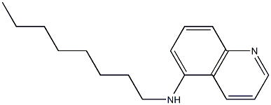 N-octylquinolin-5-amine Structure