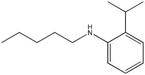 N-pentyl-2-(propan-2-yl)aniline 结构式