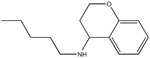 N-pentyl-3,4-dihydro-2H-1-benzopyran-4-amine Structure