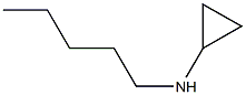 N-pentylcyclopropanamine Structure