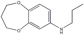 N-propyl-3,4-dihydro-2H-1,5-benzodioxepin-7-amine Structure