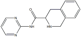 N-pyrimidin-2-yl-1,2,3,4-tetrahydroisoquinoline-3-carboxamide Struktur