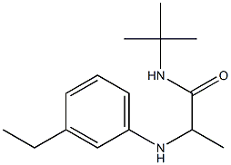 N-tert-butyl-2-[(3-ethylphenyl)amino]propanamide|