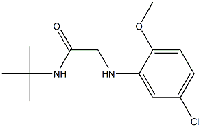 N-tert-butyl-2-[(5-chloro-2-methoxyphenyl)amino]acetamide