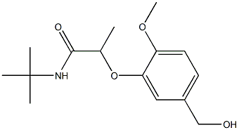 N-tert-butyl-2-[5-(hydroxymethyl)-2-methoxyphenoxy]propanamide