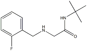 N-tert-butyl-2-{[(2-fluorophenyl)methyl]amino}acetamide