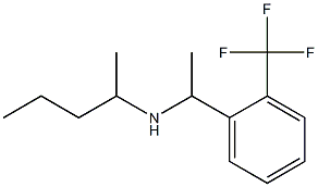 pentan-2-yl({1-[2-(trifluoromethyl)phenyl]ethyl})amine|