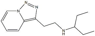 pentan-3-yl(2-{[1,2,4]triazolo[3,4-a]pyridin-3-yl}ethyl)amine Structure