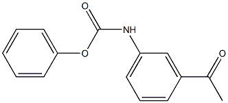 phenyl N-(3-acetylphenyl)carbamate Structure