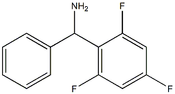 phenyl(2,4,6-trifluorophenyl)methanamine Structure