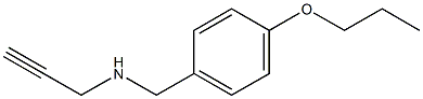 prop-2-yn-1-yl[(4-propoxyphenyl)methyl]amine 结构式