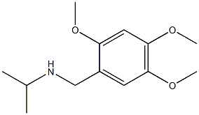 propan-2-yl[(2,4,5-trimethoxyphenyl)methyl]amine 结构式