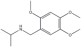 propan-2-yl[(2,4,5-trimethoxyphenyl)methyl]amine Struktur