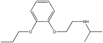 propan-2-yl[2-(2-propoxyphenoxy)ethyl]amine Structure