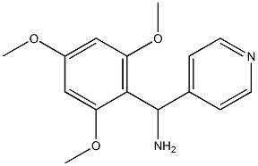 pyridin-4-yl(2,4,6-trimethoxyphenyl)methanamine Structure