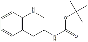 tert-butyl 1,2,3,4-tetrahydroquinolin-3-ylcarbamate Struktur