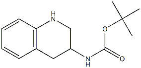 tert-butyl 1,2,3,4-tetrahydroquinolin-3-ylcarbamate Structure