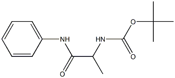  tert-butyl 2-anilino-1-methyl-2-oxoethylcarbamate