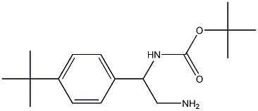  tert-butyl N-[2-amino-1-(4-tert-butylphenyl)ethyl]carbamate