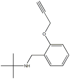 tert-butyl({[2-(prop-2-yn-1-yloxy)phenyl]methyl})amine Structure