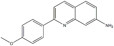 2-(4-Methoxy-phenyl)-quinolin-7-ylamine Struktur